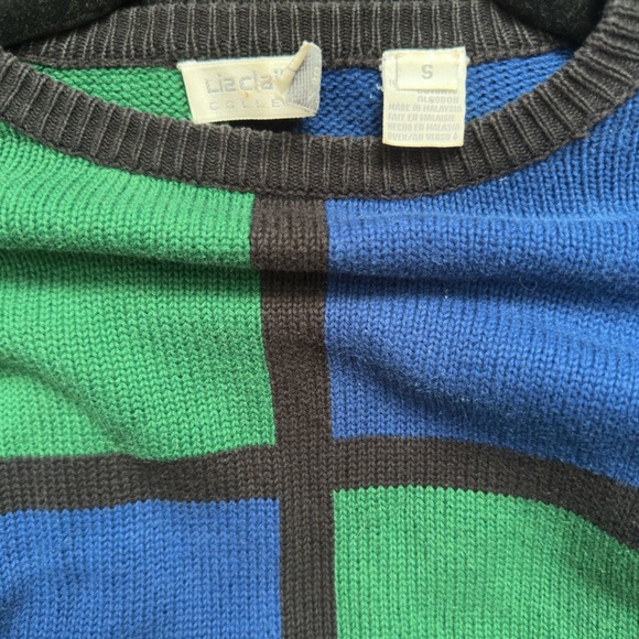 Vintage Liz Claiborne color-block sweater - Picture 3 of 3